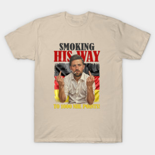 VINTAGE Leon Draisaitl Smoking His Way To 1000 Points WHTE T-Shirt