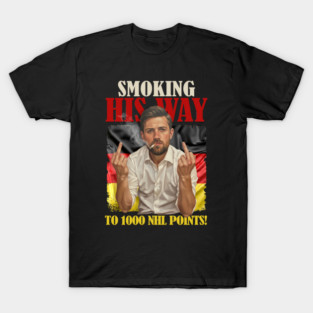 VINTAGE Leon Draisaitl Smoking His Way To 1000 Points T-Shirt