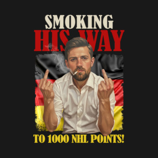 VINTAGE Leon Draisaitl Smoking His Way To 1000 Points T-Shirt