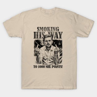 VINTAGE Leon Draisaitl Smoking His Way To 1000 Points 80S T-Shirt