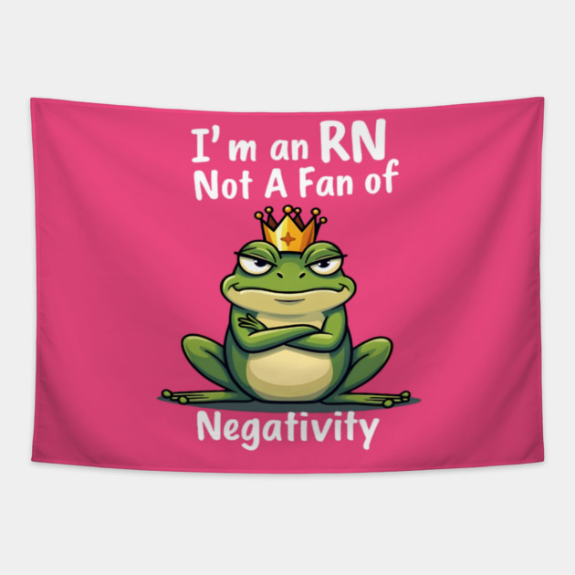 I'm an RN. Too Fab for Negativity! Tapestry by dr_creative_designs