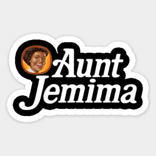 Aunt Jemima Syrup Sticker
