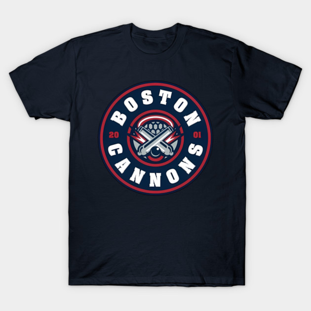 Boston Cannons lacrosse T-Shirt by James Bates