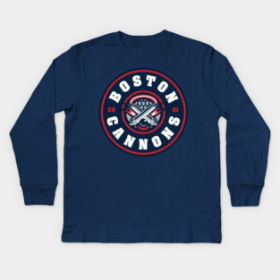 Boston Cannons lacrosse Kids Long Sleeve T-Shirt