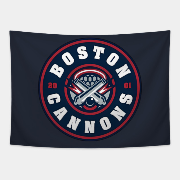 Boston Cannons lacrosse Tapestry by James Bates