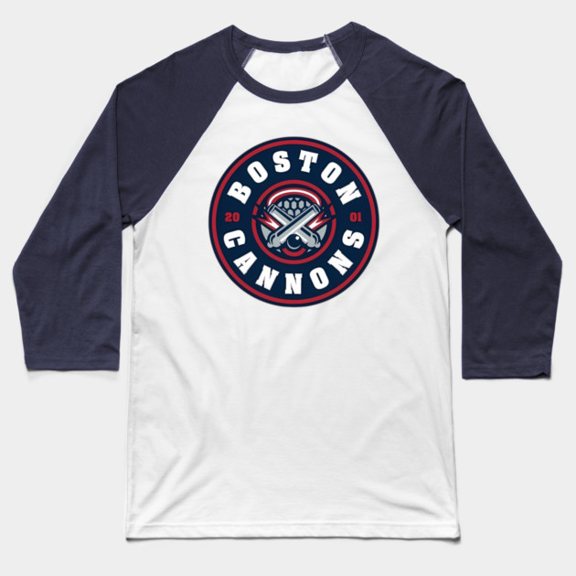 Boston Cannons lacrosse Baseball T-Shirt by James Bates