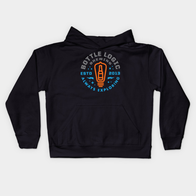 Bottle Logic Brewing Kids Hoodie by James Bates