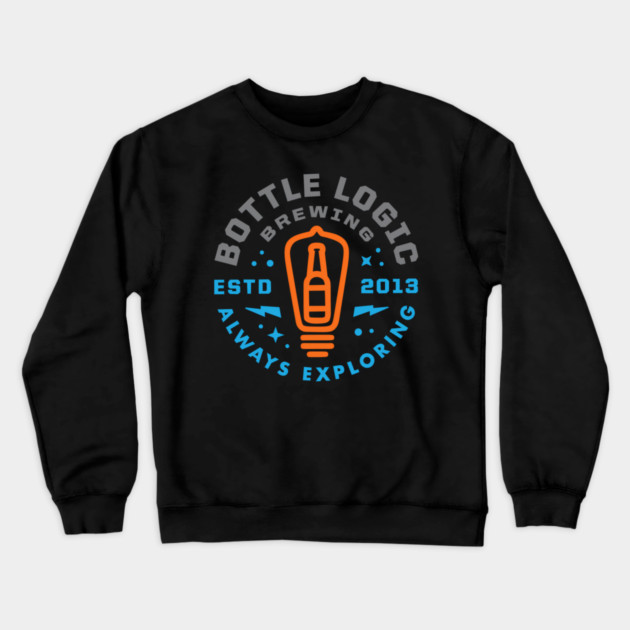 Bottle Logic Brewing Crewneck Sweatshirt by James Bates