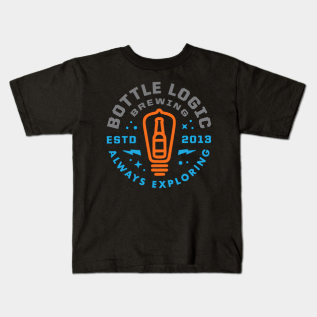 Bottle Logic Brewing Kids T-Shirt by James Bates