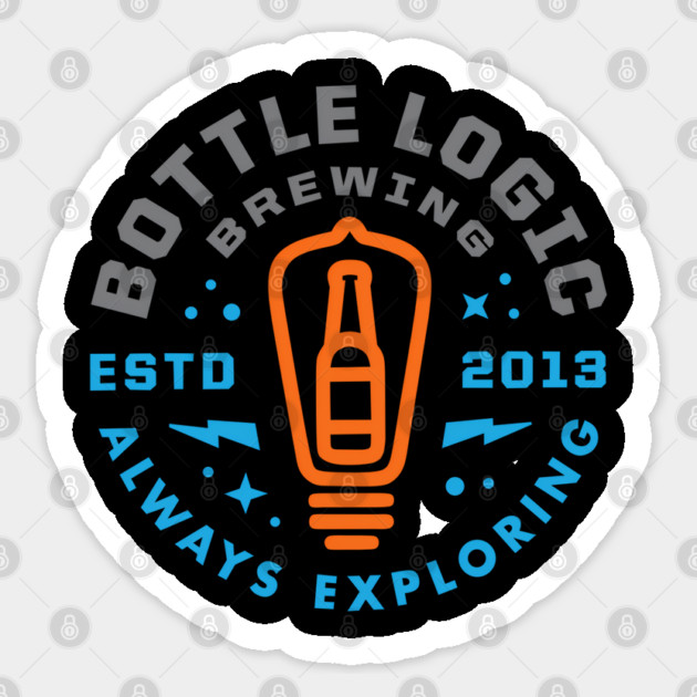 Bottle Logic Brewing Sticker by James Bates