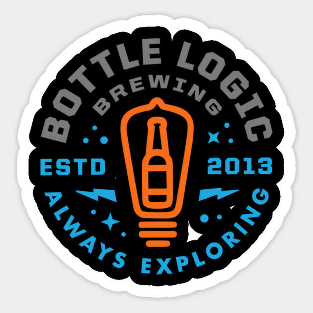 Bottle Logic Brewing Magnet by James Bates