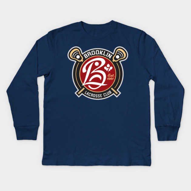 Brooklin Lacrosse Club Kids Long Sleeve T-Shirt by James Bates