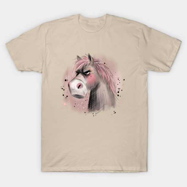 Grumpy Horse T-Shirt by H. R. Sinclair