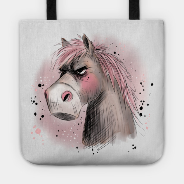 Grumpy Horse Tote by H. R. Sinclair