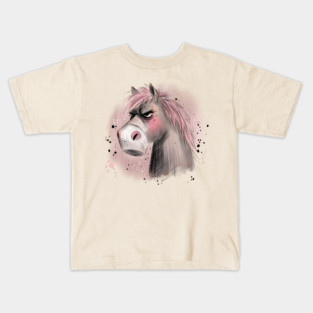 Grumpy Horse Kids T-Shirt