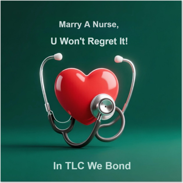 Marry A Nurse, U Won't Regret It! Wall Art by dr_creative_designs