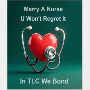 Marry A Nurse, U Won't Regret It! Posters and Art
