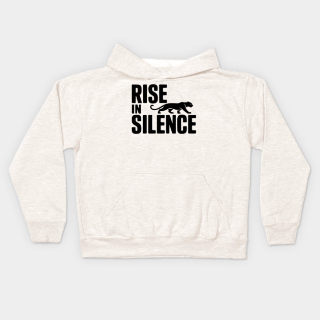 Rise in Silence Kids Hoodie by Frank Ring