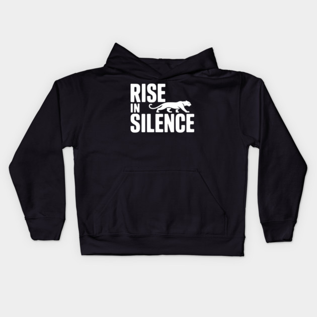 Rise in Silence Kids Hoodie by Frank Ring