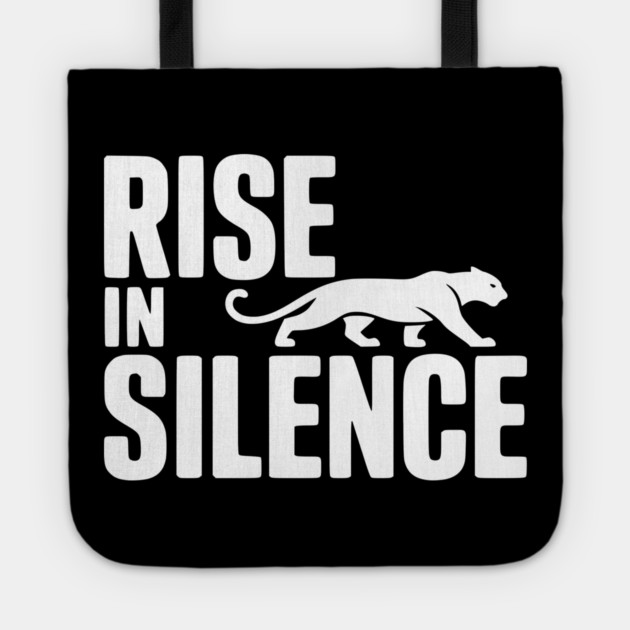 Rise in Silence Tote by Frank Ring