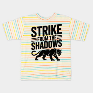 Strike from the Shadows Kids T-Shirt