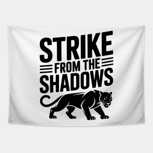 Strike from the Shadows Tapestry by Frank Ring