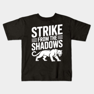 Strike from the Shadows Kids T-Shirt