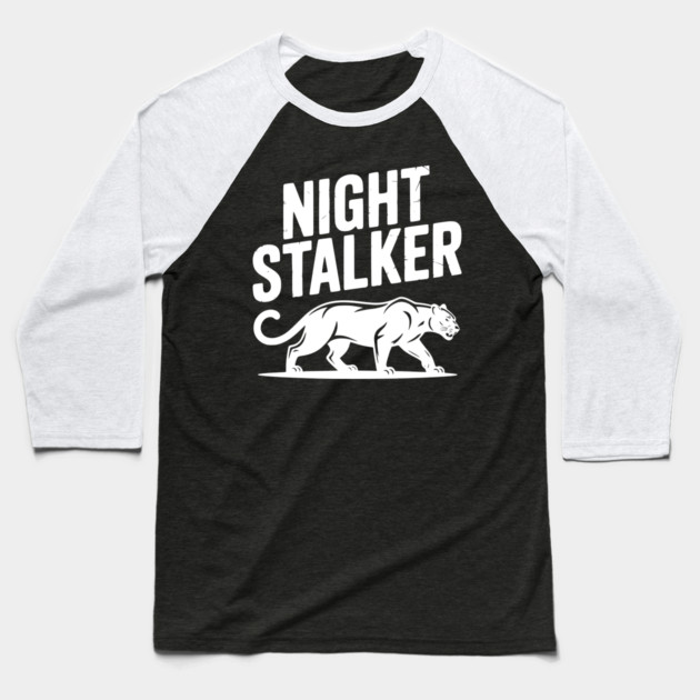 Night Stalker Baseball T-Shirt by Frank Ring