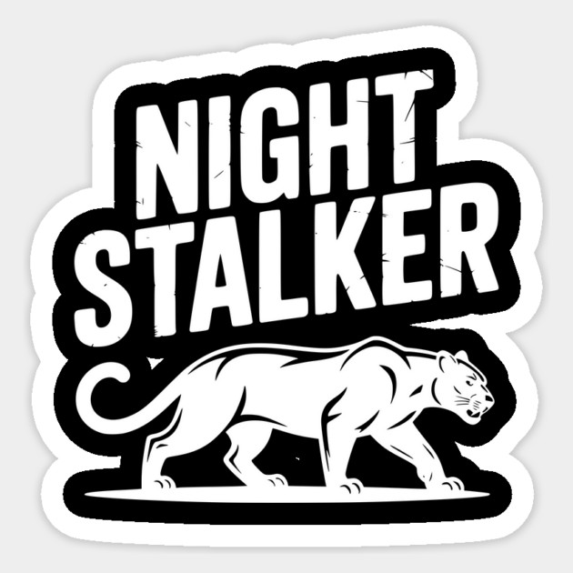 Night Stalker Sticker by Frank Ring