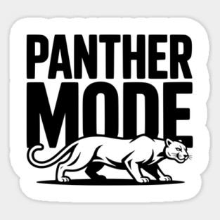 Panther Mode Sticker