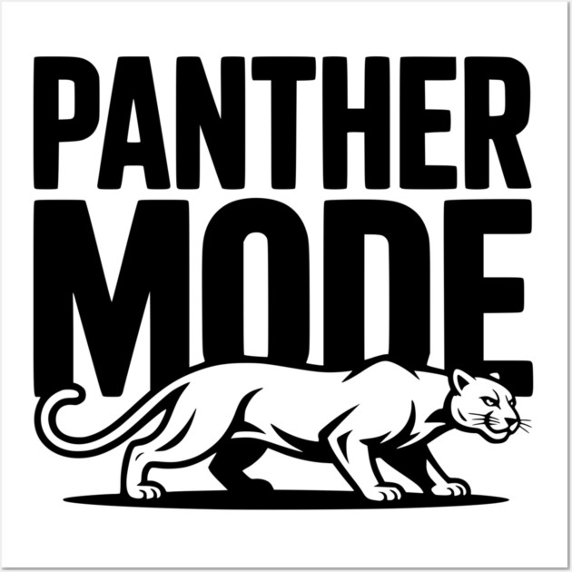 Panther Mode Wall Art by Frank Ring