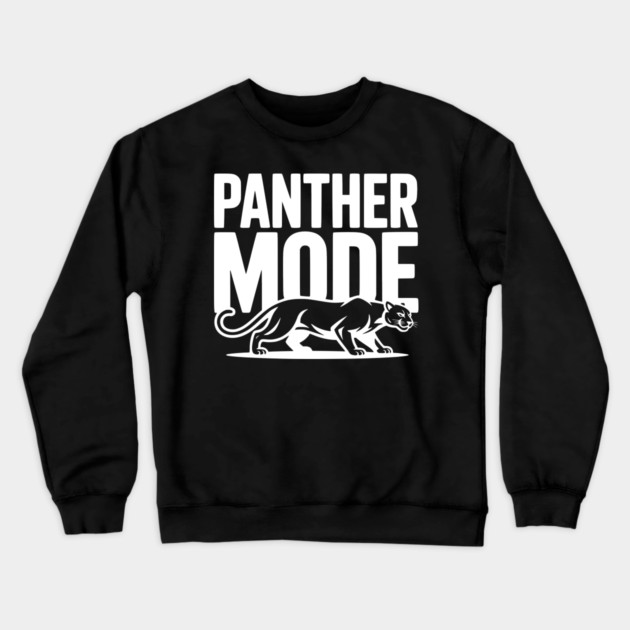 Panther Mode Crewneck Sweatshirt by Frank Ring
