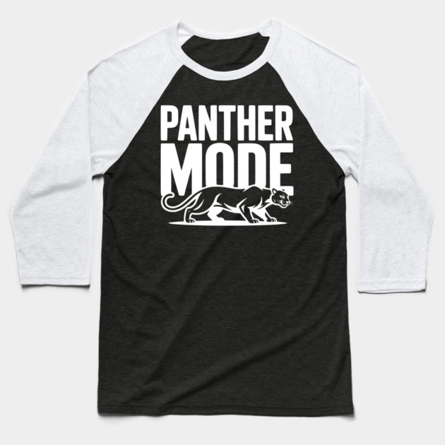 Panther Mode Baseball T-Shirt by Frank Ring