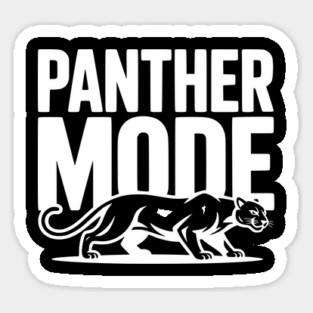 Panther Mode Sticker