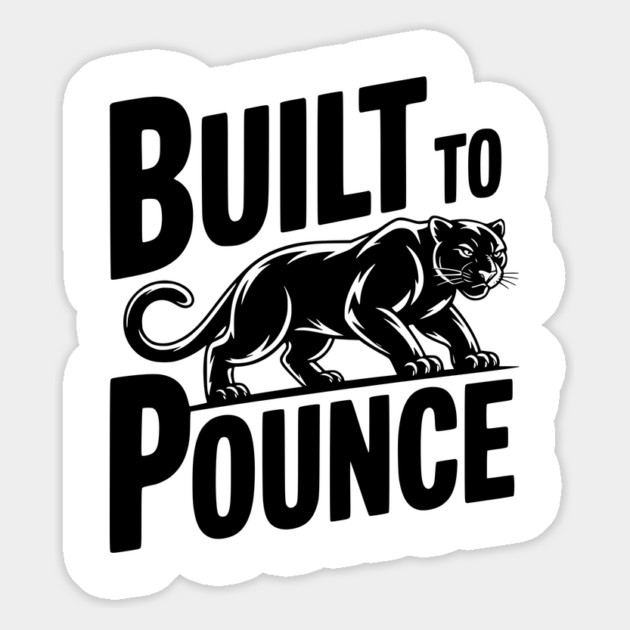 Built to Pounce Magnet by Frank Ring