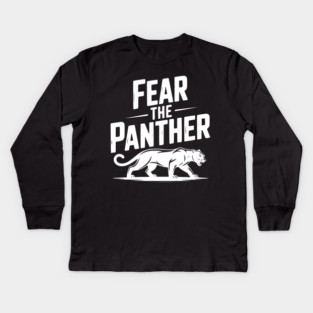 Fear the Panther Kids Long Sleeve T-Shirt