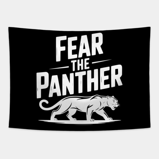 Fear the Panther Tapestry by Frank Ring