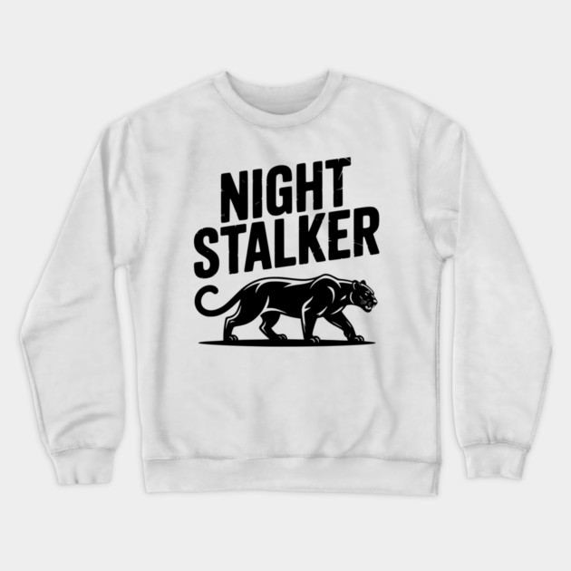 Night Stalker Crewneck Sweatshirt by Frank Ring