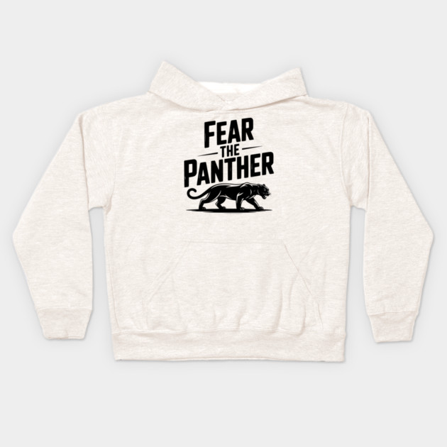 Fear the Panther Kids Hoodie by Frank Ring