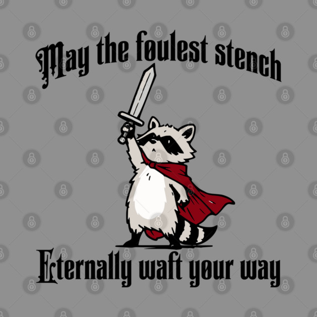 Cute Raccoon: May the foulest stench eternally waft your way by Luxinda