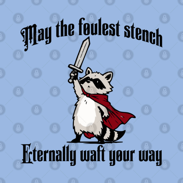 Cute Raccoon: May the foulest stench eternally waft your way by Luxinda