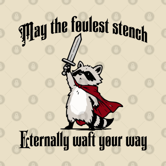Cute Raccoon: May the foulest stench eternally waft your way by Luxinda