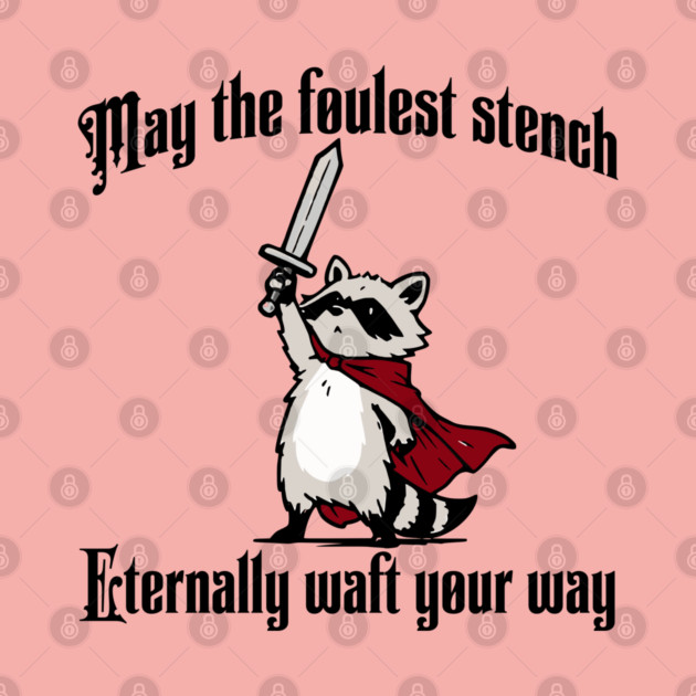 Cute Raccoon: May the foulest stench eternally waft your way by Luxinda