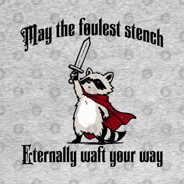 Cute Raccoon: May the foulest stench eternally waft your way by Luxinda
