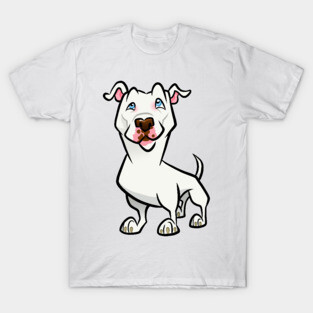 White Pit Bull T-Shirt