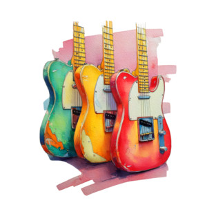 3 guitars T-Shirt
