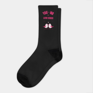Love Birds Cute Valentine Design Socks