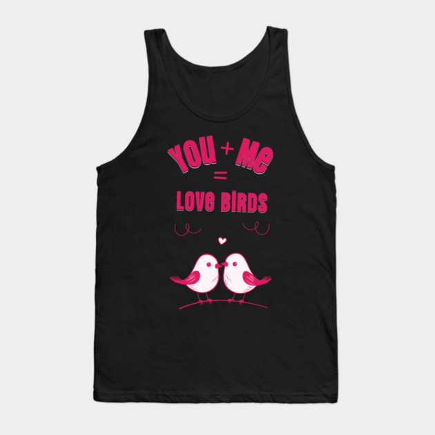 Love Birds Cute Valentine Design Tank Top by TurnEffect