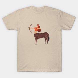 Sagittarius Warrior Woman T-Shirt