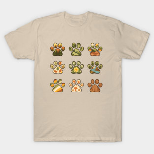Nature Walk Pawprints T-Shirt